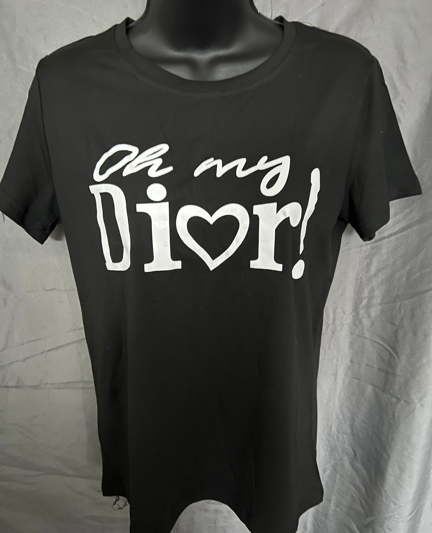 „OH MY” Girls top - BLACK